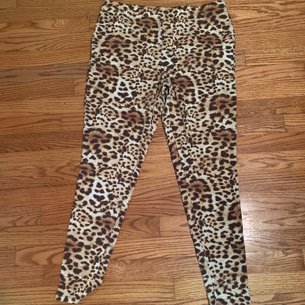 Cheetah print kids pants